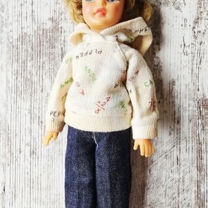Vintage Ideal Tammy's Little Sister Pepper Doll 1964 w/ After School Outfit